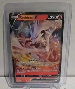 Pokemon Reshiram V Sword & Shield: Silver Tempest 024 Ultra Rare​​ - Image 1