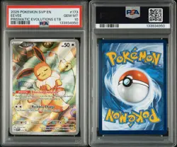 Pokemon Eevee 2025 SVP 173 ETB Black Star Promo PSA 10 Prismatic Evolutions Gem - Image 3