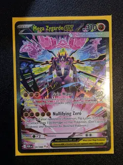 Mega Zygarde ex 120/088 SIR Perfect Order Near Mint Fresh Pull Pokemon TCG - Image 2