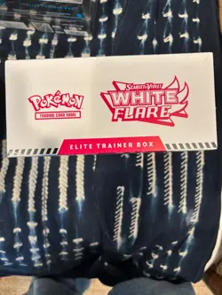 White Flare Elite Trainer Box Factory Sealed ETB Pokemon TCG Scarlet & Violet - Image 4