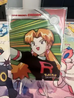 Pokemon 2000 Topps TV Heroes & Villains Team Rocket Cassidy #HV5 - Image 1