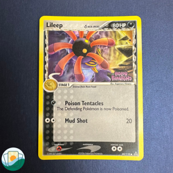 2006 Pokemon EX Holon Phantoms | Lileep | Reverse Holo | Stamped | #68/110 - Image 1