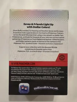 Pokemon TCG Scarlet & Violet Prismatic Evolutions Booster Bundle 6 Packs SEALED - Image 3