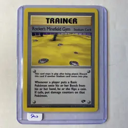 Pokemon TCG Gym Challenge Set Rocket's Minefield Gym Trainer 119/132 Non Holo LP - Image 4