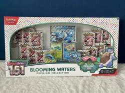 Pokemon Scarlet & Violet 151 Blooming Waters Premium Collection Box Sealed - Image 1