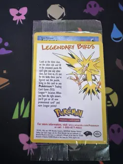 SEALED Pokemon Legendary Birds Promo-Articuno - Image 1