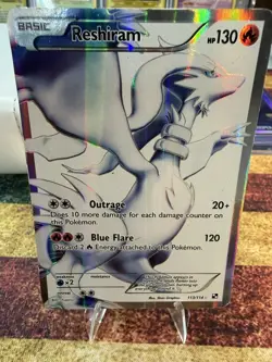 Pokemon 2011 Black & White Reshiram #113/114 Full Art - Image 1