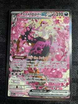 Pokemon TCG Fezandipiti Ex 288/217 Special Illustration Rare Ascended Heroes - Image 1
