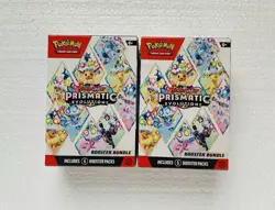 Pokemon TCG: Prismatic Evolutions Booster Bundles-Lot of 2-Factory Sealed - Image 1