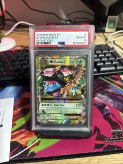 2016 Pokemon XY Evolutions Mega Venusaur EX 2/108 PSA 10 GEM MINT - Image 2