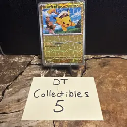 NM Captain Pikachu Rotary Holo 0704/09 Chinese Pokemon Gem Pack Vol 1 - Image 2