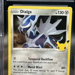 Pokemon TCG Dialga Celebrations 020/025 Holo Rare - Graded CGC 10 - Image 3