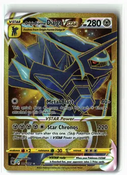 Origin Forme Dialga VSTAR ⭐ 210/189 Holo Secret Rare Astral Radiance Pokemon NM - Image 1