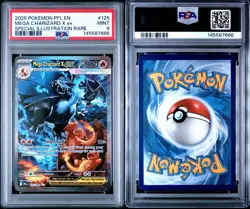 PSA 9 Mega Charizard X ex 125/094 SIR Phantasmal Flames Pokemon English Mint - Image 3