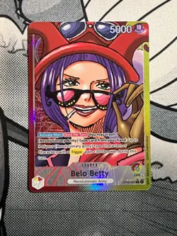 Belo Betty OP05-002 Alt Art Leader One Piece TCG English Card NM/M Awakening Era - Image 1