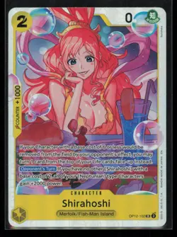 Shirahoshi OP12-102 One Piece Legacy of the Master Super Rare Near Mint - Image 1