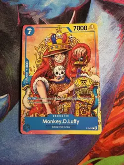 Monkey.D.Luffy (2nd Anniversary Stamped Promo) P-043 One Piece Promotion... - Image 1