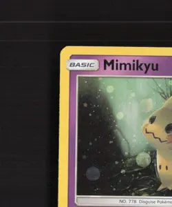 Mimikyu SM29 Sun & Moon Black Star Promo Holo Pokemon Card LP - Image 3