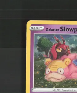 Galarian Slowpoke SWSH126 Sword & Shield Black Star Promo Holo Pokemon Card LP - Image 3