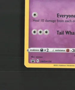 Galarian Slowpoke SWSH126 Sword & Shield Black Star Promo Holo Pokemon Card LP - Image 5