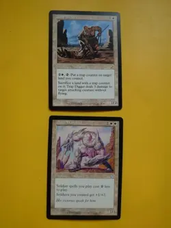 Daru Warchief & Trap Digger Scourge soldiers Magic the Gathering 2 Card. - Image 1