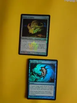MTG Card. fifth dawn foil x2 Fold into Aether & Helm of Kaldra - Image 1