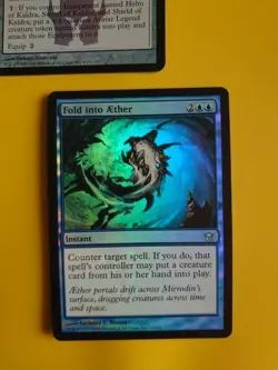 MTG Card. fifth dawn foil x2 Fold into Aether & Helm of Kaldra - Image 2