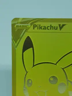 Pikachu V SWSH145 Gold Promo Pokemon Card PRINT ERROR Celebrations Set **Read 👇 - Image 3