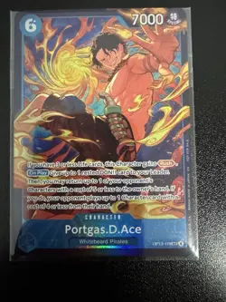Treasure Cup Portgas.D.Ace OP13-119 Carrying on His Will SEC Holo One Piece Card - Image 1