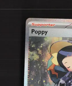 Poppy 227/197 Obsidian Flames Full Art SIR Rare Holo Pokemon Card LP - Image 3