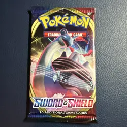 Pokemon Sword and Shield Base Booster Pack TCG 10 Cards Factory Sealed Unweighed - Image 1