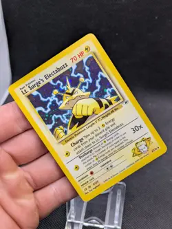 Pokemon Card Lt. Surge's Electabuzz 6/132 Gym Heroes Set LP/Played - Image 2