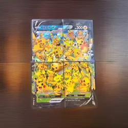 Pikachu V-Union [Set of 4] SWSH: Sword & Shield Promo Cards Holo - Image 1