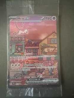 Both Mew ex and Mewtwo promo cards 151 052 and 053 full art - Image 3
