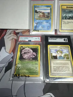 CRACKED SLABS Pokemon Tcg Graded Card Lot Of 5 PSA/sgc DAMAGED SLABS - Image 2