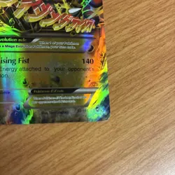 Pokemon TCG "Mega Lucario EX 113/111" Secret Rare Holo Card - XY - Furious Fists - Image 4