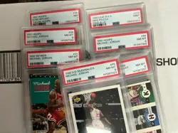 Lot of (7) Assorted Michael Jordan Slabbed Graded cards PSA - Image 1