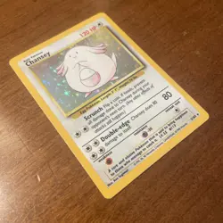 Pokemon Chansey Base Set Holo Card 3/102 - Image 5