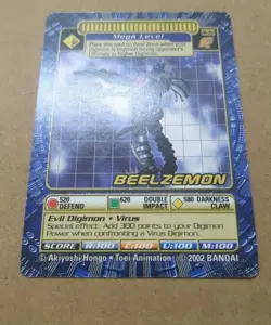 Digimon Digi Battle Card - Beelzemon BO-303 - Series 6 Excellent Condition - Image 2