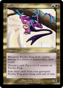 Psychic Frog (Retro Frame) Modern Horizons 3 Regular NM - Image 1