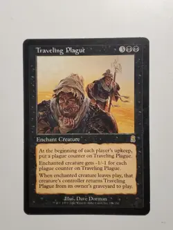 MtG Traveling Plague LP x1 - Odyssey - Image 1