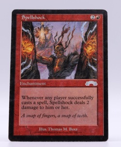 Spellshock Exodus Uncommon Enchantment MTG Moderately Played - Image 1