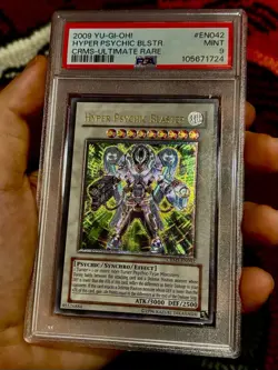 Yugioh Crimson Crisis Hyper Psychic Blaster Ultimate Rare CRMS-EN042 PSA 9 EURO - Image 5