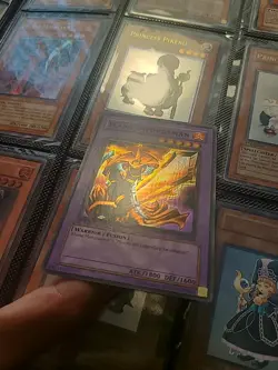 Yugioh Flame Swordsman LOB-003 1st Edition North American Wavy Print - Image 2