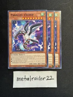 Yugioh 3x Parallel eXceed ETCO-EN001 Eternity Code Common 1st Edition Near Mint - Image 1