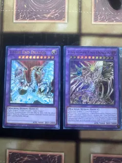Yugioh Cyber End Dragon Cyberdark End Dragon SDCS-EN041 SDCS-EN044 MISPRINT Set - Image 2