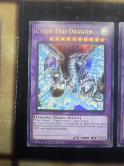 Yugioh Cyber End Dragon Cyberdark End Dragon SDCS-EN041 SDCS-EN044 MISPRINT Set - Image 4