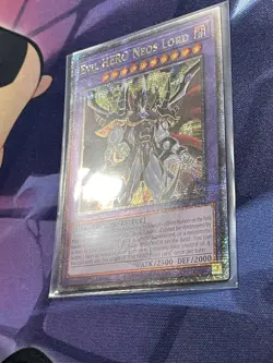 Yu-Gi-Oh! Evil HERO Neos Lord SUDA-EN031 Quarter Century Rare Near Mint! - Image 4