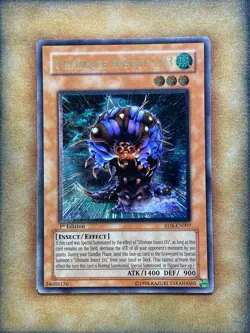 Yugioh Ultimate Insect LV3 RDS-EN007 Ultimate Rare 1st Ed NM - Image 1