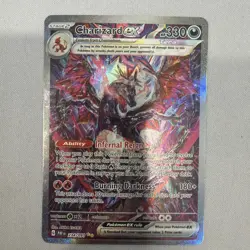 Pokemon TCG Charizard EX Holo Card Paldean Fates 234/091 SV - Image 1